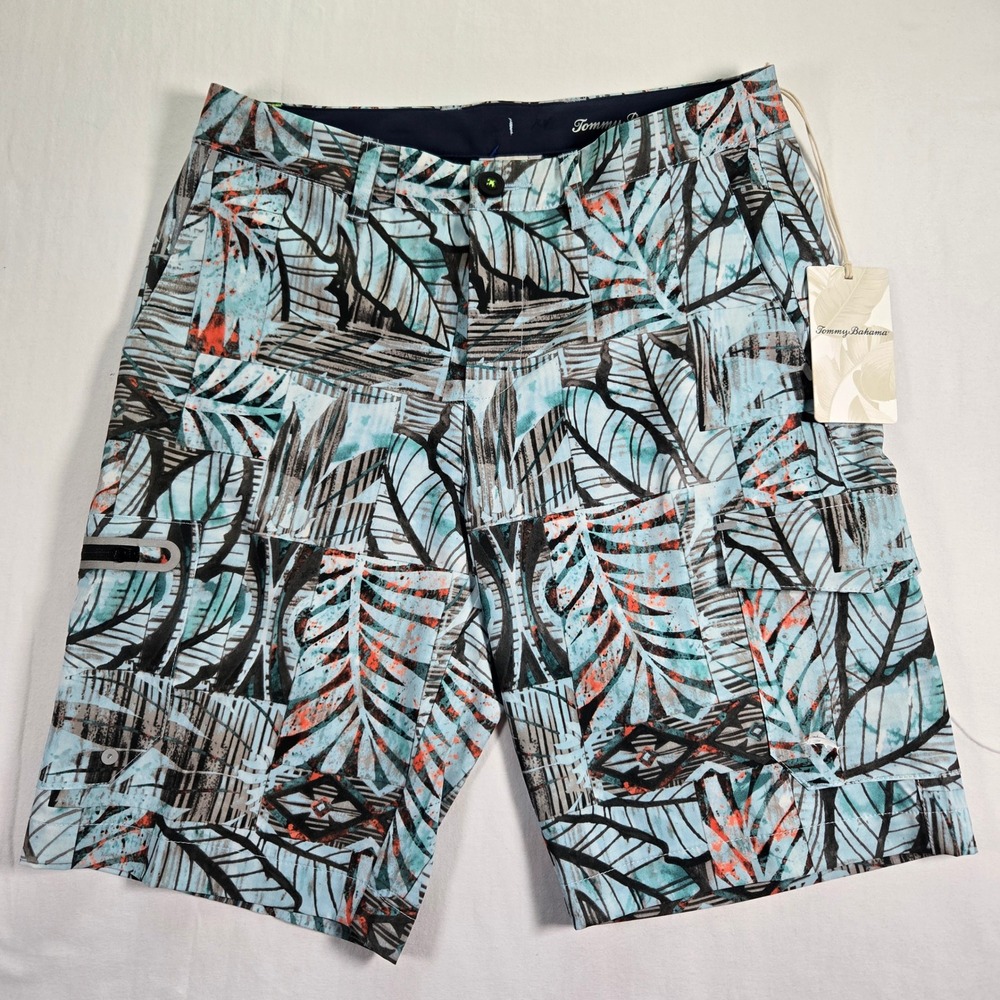 NWT Tommy Bahama IslandZone Shorts Tropic Maritime Floral Water Resistant‎ 29x10